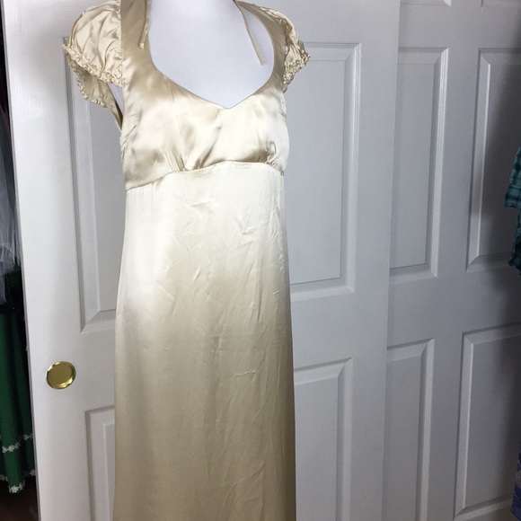 Reformation Dresses & Skirts - Reformation Champagne Color 100% Silk Maxi